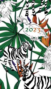 Opakowanie Kalendarz 2023 A6 tygodniowy soft zebry