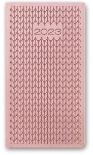 Opakowanie Kalendarz 2023 A6 tygodniowy vivella relief pudrowy róż