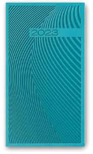 Opakowanie Kalendarz 2023 A6 tygodniowy vivella relief turkusowy