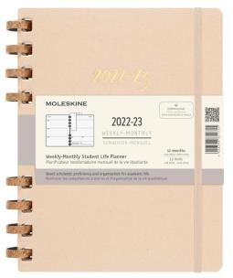 Kalendarz 2023 akademicki XL tw. remake oyster. Wydawca: Moleskine. Multiszop.pl Opakowanie Kalendarz 2023 akademicki XL tw. remake oyster