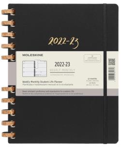 Kalendarz 2023 akademicki XXL tw. Remake Midnight. Wydawca: Moleskine. Multiszop.pl Opakowanie Kalendarz 2023 akademicki XXL tw. Remake Midnight