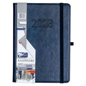 Opakowanie Kalendarz 2023 B6 dzienny Jazz granatowy ELEFANT