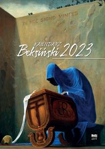 Okładka książki Kalendarz 2023 Beksiński A3 wzór 6