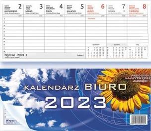 Kalendarz 2023 biurkowy poziomy mix. Wydawca: Panta Plast. Multiszop.pl Opakowanie Kalendarz 2023 biurkowy poziomy mix