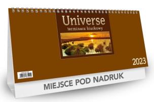 Opakowanie Kalendarz 2023 biurkowy stojący brązowy