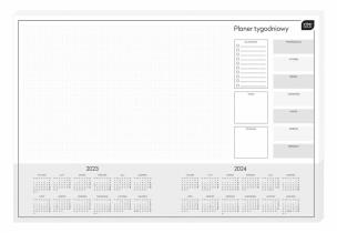 Opakowanie Kalendarz 2023 Biuwar 59x40cm Basic (30 kart)
