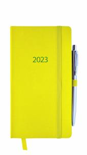 Opakowanie Kalendarz 2023 flex z gumką Dl tygodniowy neonowy V5