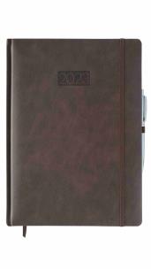 Opakowanie Kalendarz 2023 lux z gumką A4 tygodniowy coffee V5