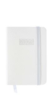 Opakowanie Kalendarz 2023 lux z gumką kieszonkowy biały V8