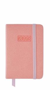 Opakowanie Kalendarz 2023 lux z gumką kieszonkowy różowy V6
