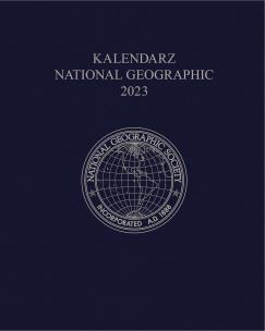 Kalendarz 2023 National Geographic tygodniowy granatowy. Autor: Sikora Jacek. Multiszop.pl Okładka książki Kalendarz 2023 National Geographic tygodniowy granatowy