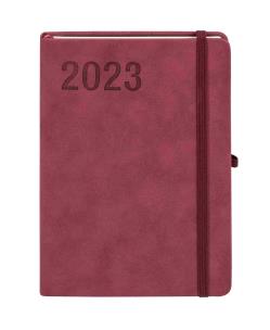 Okładka książki Kalendarz 2023 Nuba A5 burgundowy TNS ANTRA