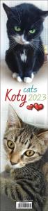 Okładka książki Kalendarz 2023 Paskowy - Koty