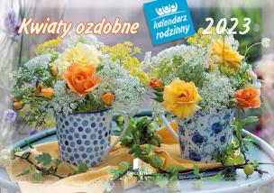 Opakowanie Kalendarz 2023 Rodzinny Kwiaty ozdobne