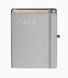 Okładka książki Kalendarz 2023 Rubi A5 srebrny DNS