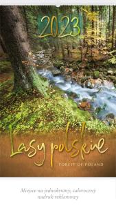 Opakowanie Kalendarz 2023 Ścienny Lasy polskie