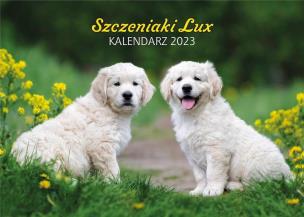 Opakowanie Kalendarz 2023 ścienny Lux Szczeniaki
