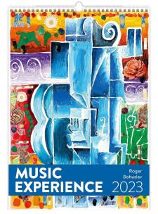 Kalendarz 2023 ścienny Music Experience. Wydawca: Helma kalendarze. Multiszop.pl Opakowanie Kalendarz 2023 ścienny Music Experience