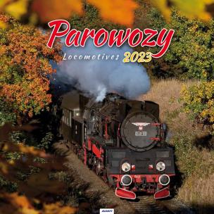 Opakowanie Kalendarz 2023 Ścienny Parowozy AVANTI