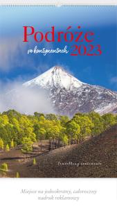 Opakowanie Kalendarz 2023 Ścienny Podróże po kontynentach