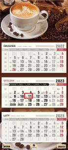 Opakowanie Kalendarz 2023 trójdzielny cappuccino KT-1 V27