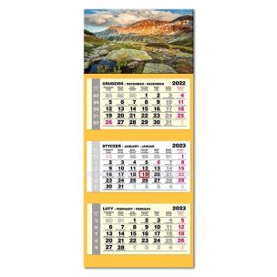 Opakowanie Kalendarz 2023 trojdzielny lux Tatry