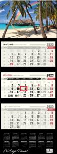 Opakowanie Kalendarz 2023 trójdzielny tropik KT-2 V35