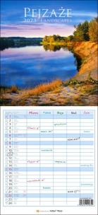 Okładka książki Kalendarz 2023 Wieloplanszowy - Pejzaże