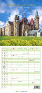 Okładka książki Kalendarz 2023 Wieloplanszowy - Wędrówki po Polsce