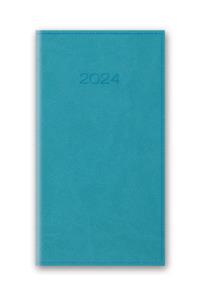 Opakowanie Kalendarz 2024 11T A6 TURKUSOWY KIESZONKO