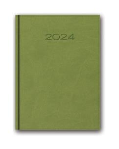 Opakowanie Kalendarz 2024 21D A5 JASNOZIELONY KSIĄŻKOW