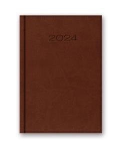 Opakowanie Kalendarz 2024 41D B6 BRĄZOWY KSIĄŻKOWY