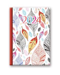 Opakowanie Kalendarz 2024 41DS SOFT B6 LIŚCIE