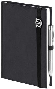 Okładka książki Kalendarz 2024 A4 Dzienny Cross czarny