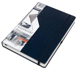 Opakowanie Kalendarz 2024 A4 dzienny Jazz granatowy