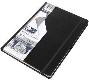 Opakowanie Kalendarz 2024 A4 tygodniowy Jazz czarny