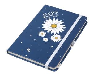 Opakowanie Kalendarz 2024 A5 18M + notes Hip hop granatowy