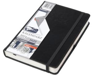 Opakowanie Kalendarz 2024 A5 dzienny Jazz czarny