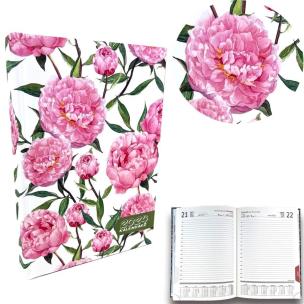 Opakowanie Kalendarz 2024 A5 dzienny sb/nd osobno Peonie