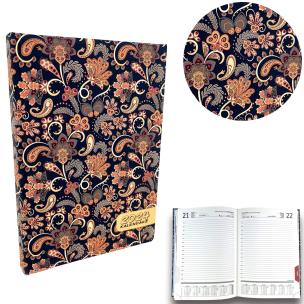 Opakowanie Kalendarz 2024 A5 dzienny sb/nd razem Paisley Blue