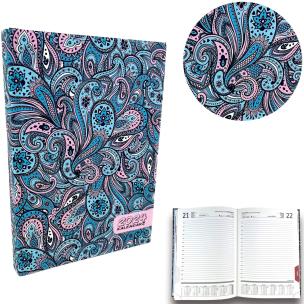 Opakowanie Kalendarz 2024 A5 dzienny sb/nd razem Turkus