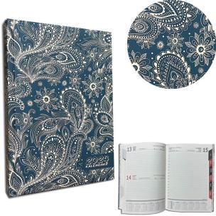 Opakowanie Kalendarz 2024 A5 dzienny z registrami Beż Denim