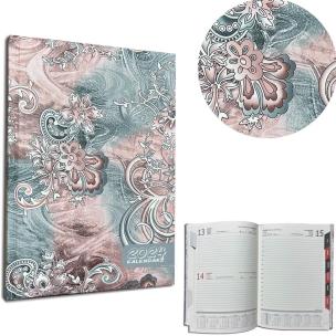 Opakowanie Kalendarz 2024 A5 dzienny z registrami Paisley Sz