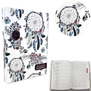 Opakowanie Kalendarz 2024 A5 tygodniowy Boho Łapacz Snów