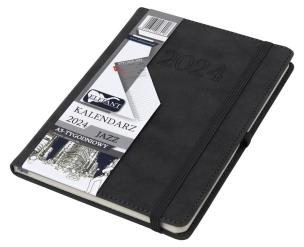 Opakowanie Kalendarz 2024 A5 tygodniowy Jazz grafitowy