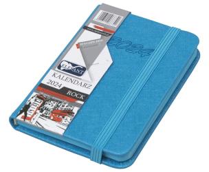 Opakowanie Kalendarz 2024 A7 tygodniowy Rock niebieski