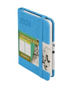 Okładka książki Kalendarz 2024 Awangarda A7 niebieski TDW