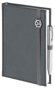 Opakowanie Kalendarz 2024 B6 Dzienny Cross srebrny