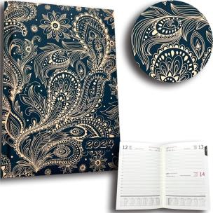 Opakowanie Kalendarz 2024 B6 dzienny sb/nd razem beż-denim