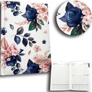 Opakowanie Kalendarz 2024 B6 dzienny sb/nd razem róże